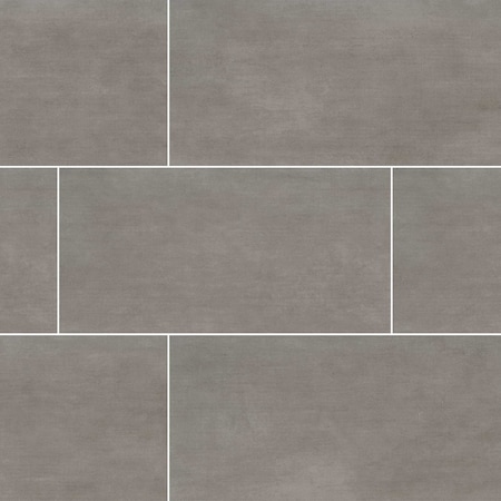 Msi Gridscale Concrete 12 In. X 24 In. Glazed Ceramic Floor And Wall Tile, 8PK ZOR-PT-0306